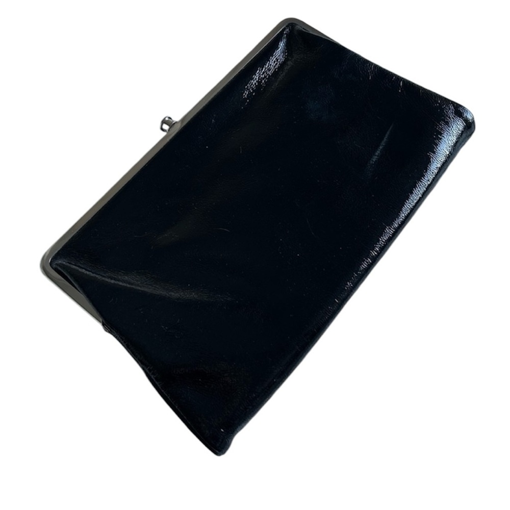 HOBO Glossy Black Clutch